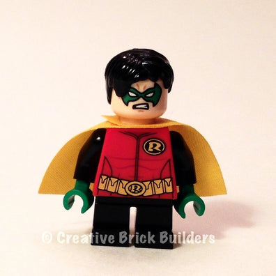 LEGO Minifigure-Robin (Green Hands)-Super Heroes / Batman II-SH091-Creative Brick Builders